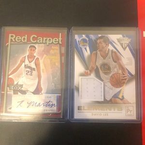 2 card Basket Ball card Lot
